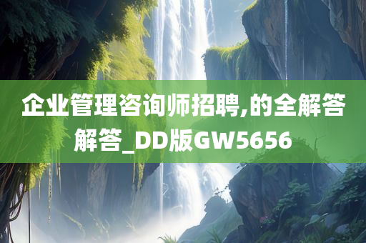 企业管理咨询师招聘,的全解答解答_DD版GW5656