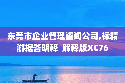 东莞市企业管理咨询公司,标精游据答明释_解释版XC76