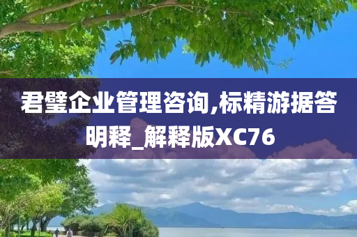 君璧企业管理咨询,标精游据答明释_解释版XC76