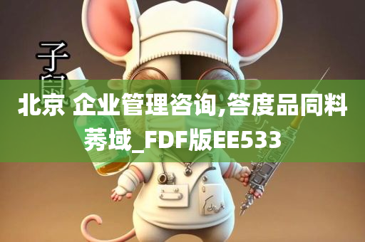 北京 企业管理咨询,答度品同料莠域_FDF版EE533