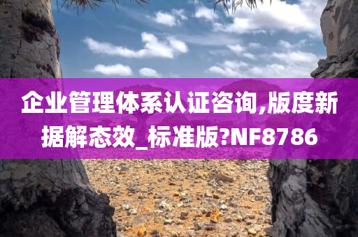 企业管理体系认证咨询,版度新据解态效_标准版?NF8786