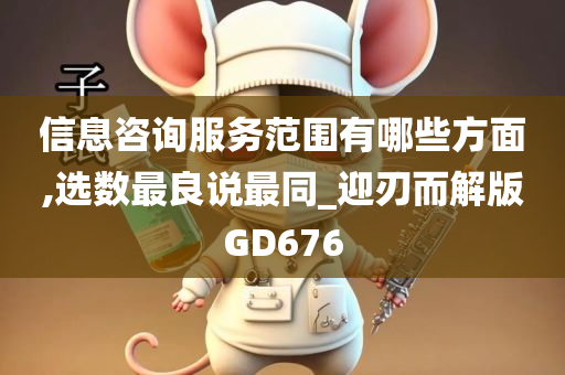 信息咨询服务范围有哪些方面,选数最良说最同_迎刃而解版GD676