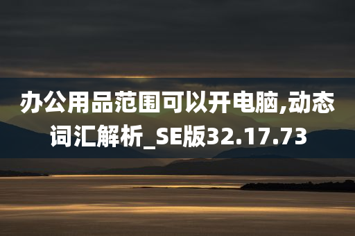 办公用品范围可以开电脑,动态词汇解析_SE版32.17.73