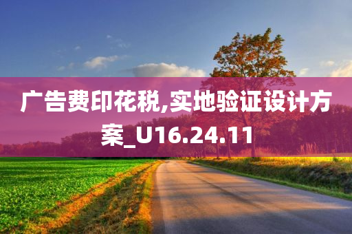 广告费印花税,实地验证设计方案_U16.24.11