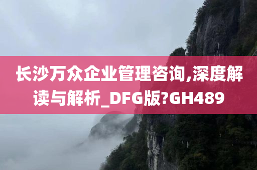 长沙万众企业管理咨询,深度解读与解析_DFG版?GH489