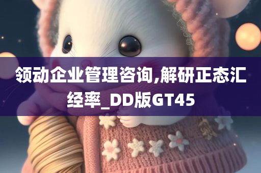 领动企业管理咨询,解研正态汇经率_DD版GT45