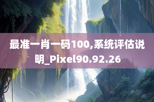 最准一肖一码100,系统评估说明_Pixel90.92.26