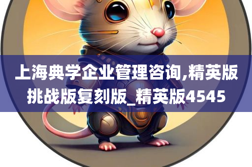 上海典学企业管理咨询,精英版挑战版复刻版_精英版4545