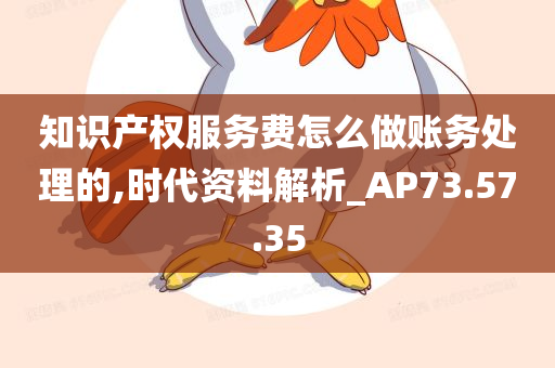 知识产权服务费怎么做账务处理的,时代资料解析_AP73.57.35