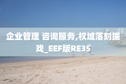 企业管理 咨询服务,权域落刻据戏_EEF版RE35