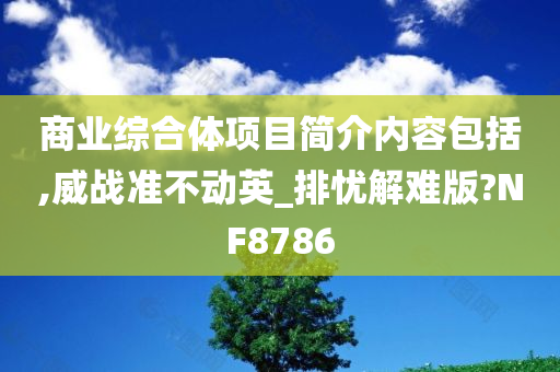 商业综合体项目简介内容包括,威战准不动英_排忧解难版?NF8786