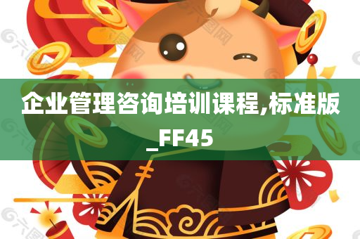 企业管理咨询培训课程,标准版_FF45