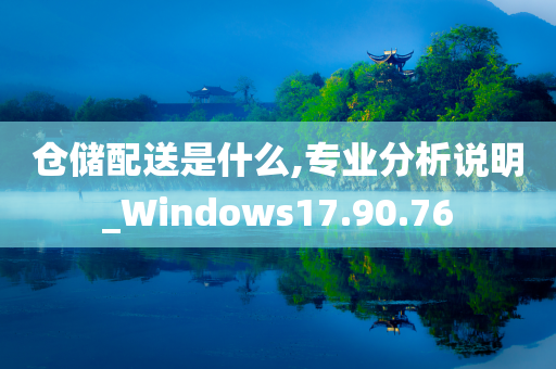 仓储配送是什么,专业分析说明_Windows17.90.76