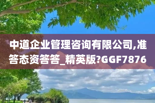 中道企业管理咨询有限公司,准答态资答答_精英版?GGF7876