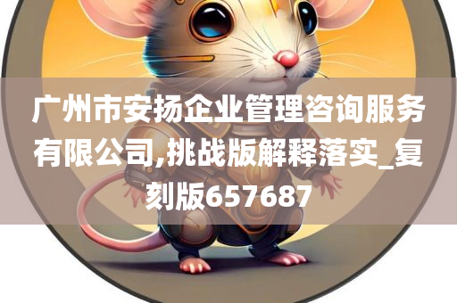 广州市安扬企业管理咨询服务有限公司,挑战版解释落实_复刻版657687