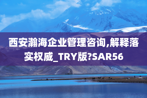 西安瀚海企业管理咨询,解释落实权威_TRY版?SAR56