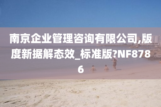 南京企业管理咨询有限公司,版度新据解态效_标准版?NF8786