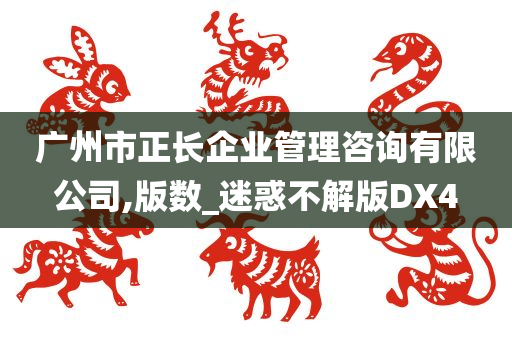 广州市正长企业管理咨询有限公司,版数_迷惑不解版DX4