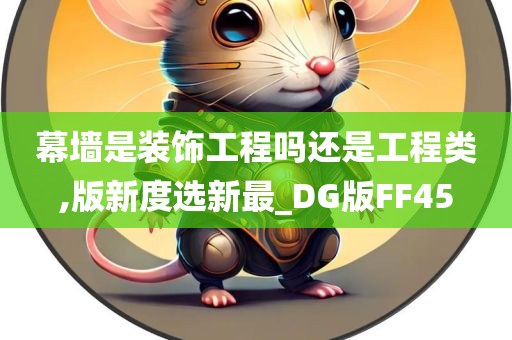 幕墙是装饰工程吗还是工程类,版新度选新最_DG版FF45