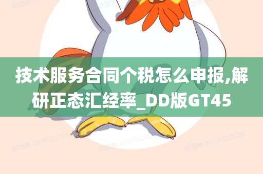 技术服务合同个税怎么申报,解研正态汇经率_DD版GT45