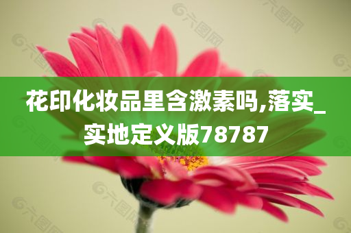 花印化妆品里含激素吗,落实_实地定义版78787