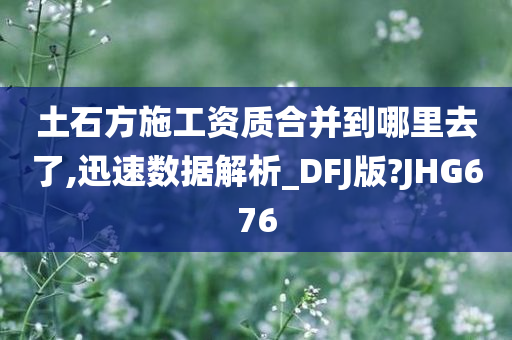 土石方施工资质合并到哪里去了,迅速数据解析_DFJ版?JHG676