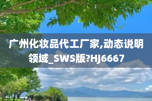 广州化妆品代工厂家,动态说明领域_SWS版?HJ6667