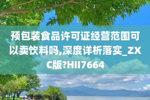 预包装食品许可证经营范围可以卖饮料吗,深度详析落实_ZXC版?HII7664