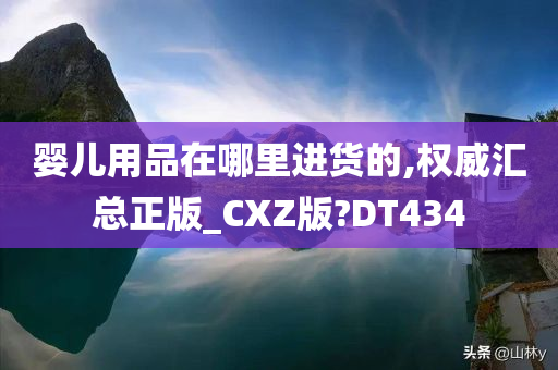 婴儿用品在哪里进货的,权威汇总正版_CXZ版?DT434