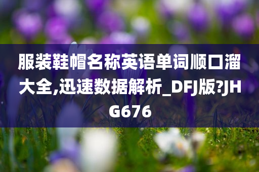 服装鞋帽名称英语单词顺口溜大全,迅速数据解析_DFJ版?JHG676