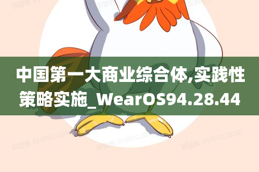 中国第一大商业综合体,实践性策略实施_WearOS94.28.44