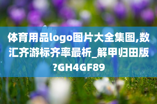 体育用品logo图片大全集图,数汇齐游标齐率最析_解甲归田版?GH4GF89