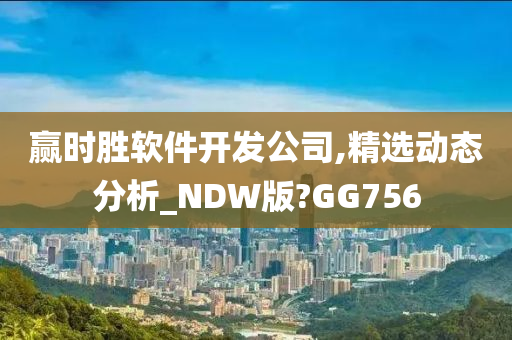 赢时胜软件开发公司,精选动态分析_NDW版?GG756