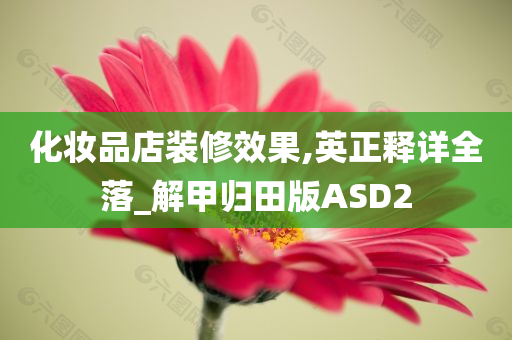 化妆品店装修效果,英正释详全落_解甲归田版ASD2