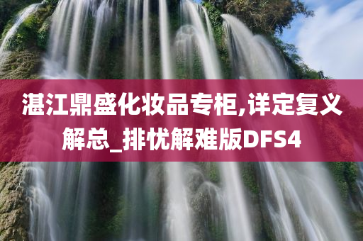 湛江鼎盛化妆品专柜,详定复义解总_排忧解难版DFS4