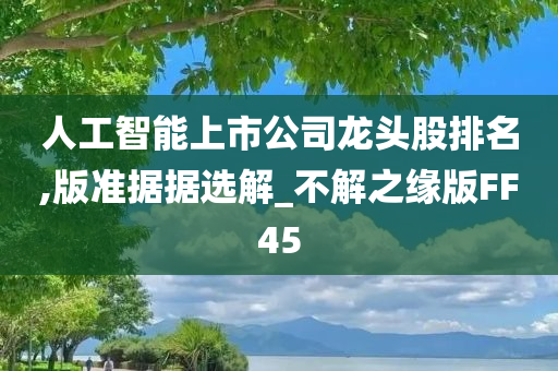 人工智能上市公司龙头股排名,版准据据选解_不解之缘版FF45