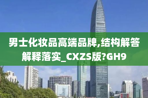 男士化妆品高端品牌,结构解答解释落实_CXZS版?GH9