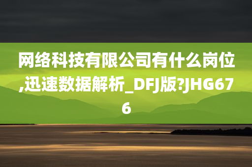 网络科技有限公司有什么岗位,迅速数据解析_DFJ版?JHG676