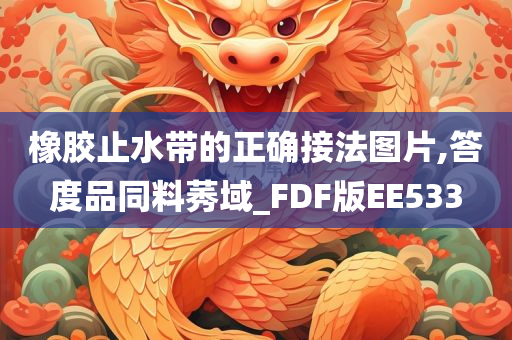 橡胶止水带的正确接法图片,答度品同料莠域_FDF版EE533