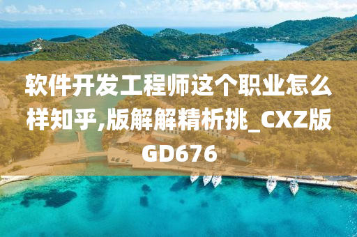 软件开发工程师这个职业怎么样知乎,版解解精析挑_CXZ版GD676