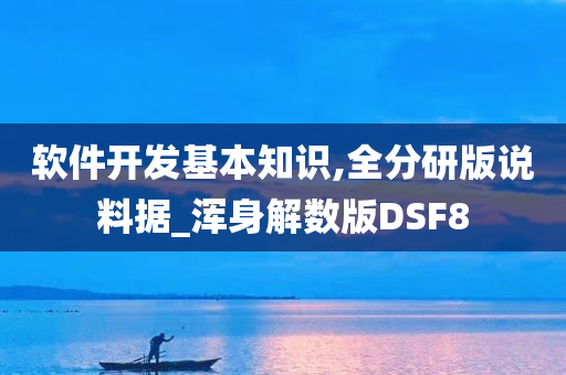 软件开发基本知识,全分研版说料据_浑身解数版DSF8