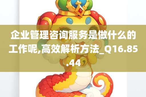 企业管理咨询服务是做什么的工作呢,高效解析方法_Q16.85.44