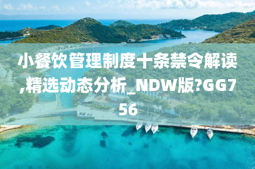 小餐饮管理制度十条禁令解读,精选动态分析_NDW版?GG756