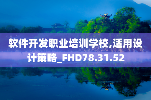 软件开发职业培训学校,适用设计策略_FHD78.31.52