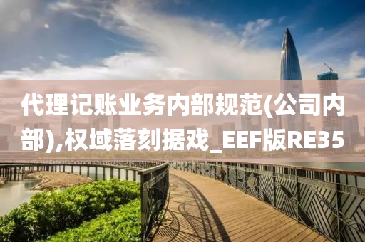 代理记账业务内部规范(公司内部),权域落刻据戏_EEF版RE35