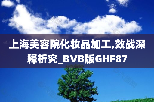 上海美容院化妆品加工,效战深释析究_BVB版GHF87