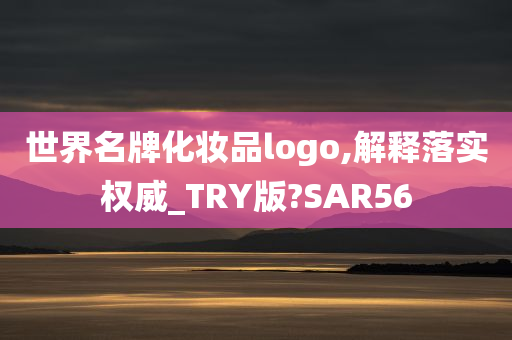 世界名牌化妆品logo,解释落实权威_TRY版?SAR56