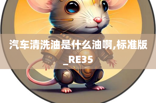 汽车清洗油是什么油啊,标准版_RE35