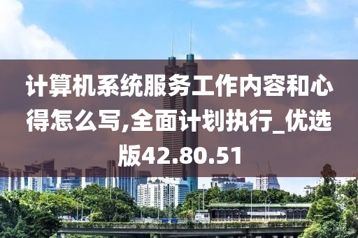 计算机系统服务工作内容和心得怎么写,全面计划执行_优选版42.80.51