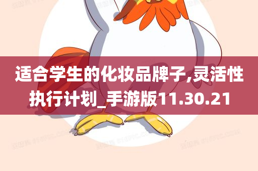 适合学生的化妆品牌子,灵活性执行计划_手游版11.30.21